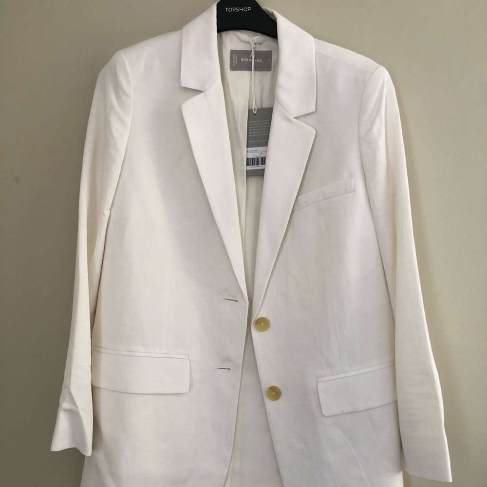 NWT Everlane Cotton Linen Blazer